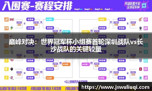 巅峰对决：世界冠军杯小组赛首轮深圳战队vs长沙战队的关键较量